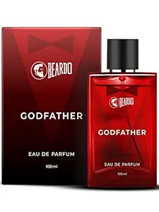 Beardo Godfather Perfume for Men, 100 ml | EAU DE PARFUM | Premium, Strong & Long Lasting Fragrance | Aromatic Woody Spicy
