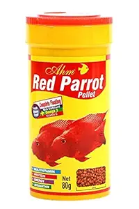 AHM Fish Food Red Parrot Pellet 250ml - 80g rium Fish Food