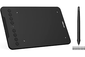 XP-PEN Deco mini7W Wireless Tablette Graphique sans Fil 2,4 GHz 7x4 Pouces avec Stylet Passif 8192 Niveaux Compatible Windows Mac ChromeOS Android