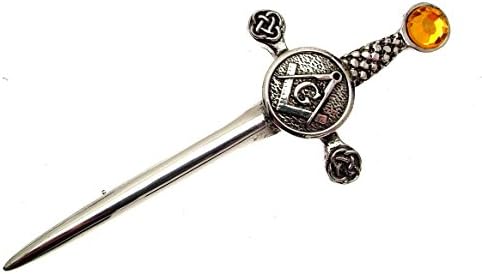 Kilt Pin Scottish Kilt Pin Kilt Accessories Masonic Kilt Pin Wedding Accessories