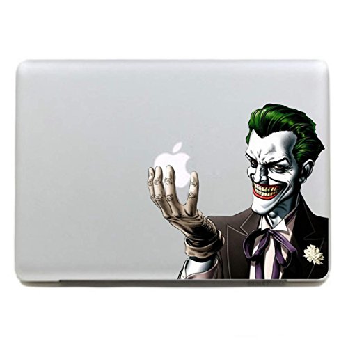 NetsPower® Vollfarbe Vinyl Decal Sticker Abziehbild Abziehbilder Aufkleber Power-up Kunst Schwarz für Apple MacBook Pro/Air 13" 15" Zoll - Pattern 12