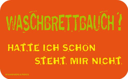 Rannenberg & Friends Brettchen 191- Waschbrettbauch