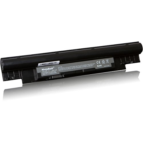 NinjaBatt Laptop-Akku für Dell Inspiron 13Z 14Z (N411Z) Vostro V131 Latitude 3330 H7XW1 N2DN5 268X5 312-1258 JD41Y 451-11845 H2XW1 312-1257 – High Performance [6 Zellen/4400mAh/49wh] - 2