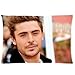 Generic zac efron Custom Zippered Pillow Cases 20x26 (Twin Sides)