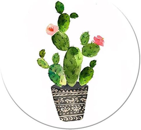 Multi-Function Mounts and Stands, Expanding Pop Stand and Grip Socket for Smartphones, iPhone and Tablets - Cute Cactus Painting