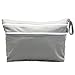 Produktbild Teamoy Wickeltasche, Reise Handtasche Liner Insert Organizer mit 2 Taschen und Griff für Stoffwindel, Badeanzug, Milchpumpen, Tücher und vieles mehr, einfach zu greifen und zu gehen, Grey