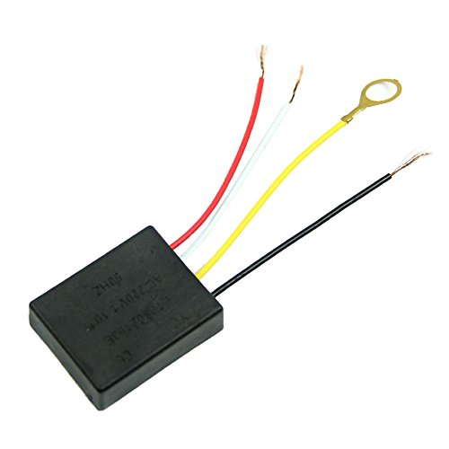 SODIAL(R) Pieces de lumiere de table On/off Commande tactile 1 voie interrupteur de la lampe de controle tactile