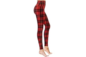 LUXLEG High Waist 4 Way Stretch Yoga Workout Ankle Length No See-Through Soft Squat Proof Womens Leggings & Winter Premium Fur Fleece Leggings…