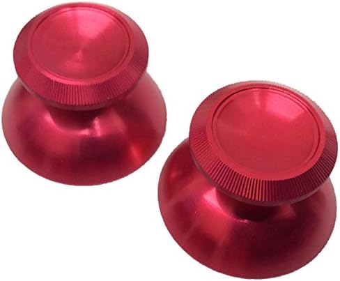 Aluminium Alloy Metal Thumbsticks for Sony Playstation 4 PS4 Controller (Red)