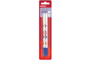 HERLITZ - effaceur d'encre Superhai, M, deux pointes - effacer & corriger, efface l'encre bleu royal