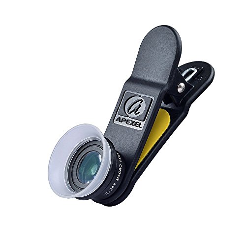 Mejor Ahorro para Apexel Profesional avanzado de 12 x/24 x Lente Macro
para Smartphone, Color Negro Descuento