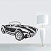 Produktbild WFYY Retro Auto Wandtattoos Verkehr Cobra Stil Wandkunst Removable Vinyl Tapete Wohnzimmer Schlafzimmer Aufkleber Wohnkultur 59X31 cm