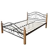 bettgestell metallfrei Lieferumfang: Bettgestell mit Lattenrost und Aufbauanleitung. Nicht enthalten: Matratze, Betthusse, Dekoration