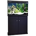 Aquarium Fish Tank & Cabinet 60cm 80L (Black)