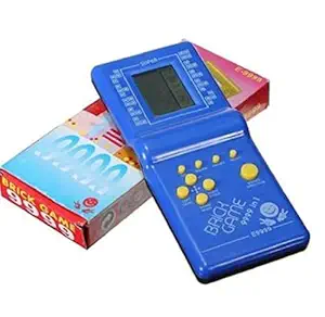 KREYANA Hand Operated Brick Games Video Games for Kids Play, Birthday Return Gift, Portable Indoor and Outdoor Brick Game with Complementary Individual Gift Toy (Video Games Multicolor)
