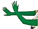 Produktbild Mädchen 'Jungen' Erwachsene über Ellenbogen 23,6 "Stretch lange Halloween Kostüm Sonnencreme Cosplay Handschuhe (green)