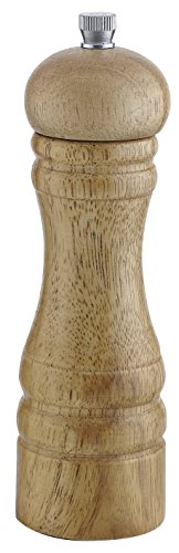 Fackelmann 55401 Stoha Salz und Pfeffermühle Holz, 18 cm, hell basic