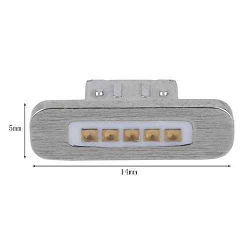 Aufladekabel für Android mit magnetischen 1M Mikro USB-Kabel Sync / Schnellladekabel – LED-Anzeigelampe für Smartphones Samsung, Xiaomi, HTC, Motorola, Nokia, Huawei, Lenovo, LG, Microsoft, Sony, Blackberry, Honor – Magnet-Klick-Verfahren - 4