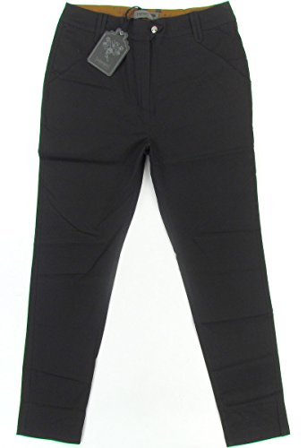 NÜMPH "Fiona Boyfriend Tapered" womens chino pants (black)