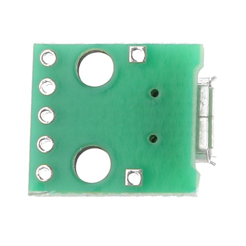 MagiDeal Micro-USB-Buchse Anschluss B Typ PCB-Konverter Zu Tauchen Adapter 5pin - 3