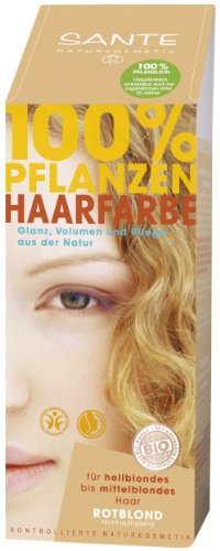 SANTE Pflanzen Haarfarbe rotblond 100 g Pulver