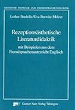 Image de Rezeptionsästhetische Literaturdidaktik: Mit Beispielen aus dem Fremdsprachenunterricht E