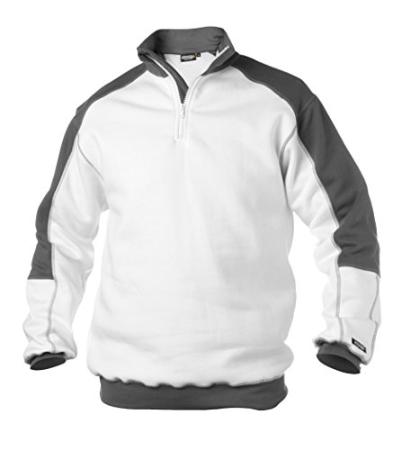 Preisvergleich Produktbild DASSY Sweatshirt BASIEL weiss / grau, Weiß, XXL