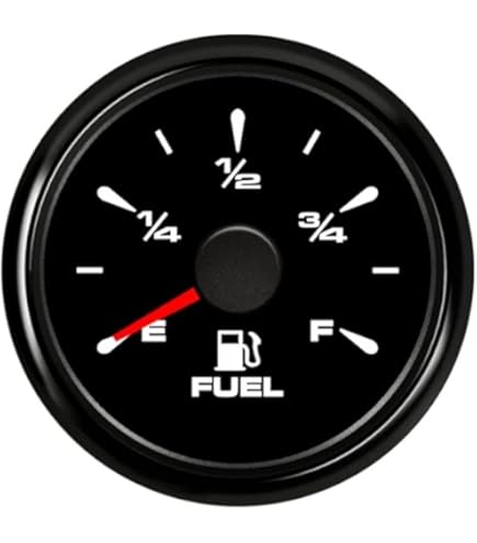 KAOLALI Brandstofniveausensor, Boot Brandstof Afzender Brandstof Waterniveau Sensor Rvs Brandstof Tank Verzendende Unit Fit voor Brandstof Gauge 0-190 ohm 125 MM voor RVs Boten
