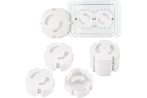 Fingertoys 30 Stück Steckdosen Kindersicherung, Steckdosenschutz zum Stecken, Steckdose Kindersicherung, Babysicherung Steckdose, Steckdosensicherung