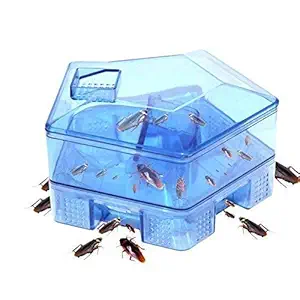 PARVY Cockroach Traps Box Cockroach Bug Roach Catcher Cockroach Killer Bait Traps Effective Pesticide Kitchen Restaurant Essentials