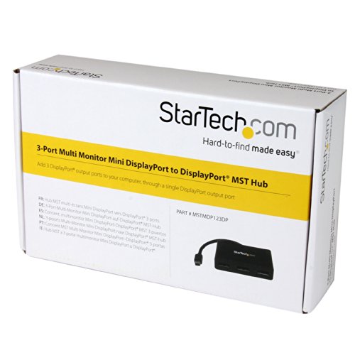 StarTech Triple Head Multi Monitor Adapter (1x Mini DisplayPort auf 3x DisplayPort) - 9