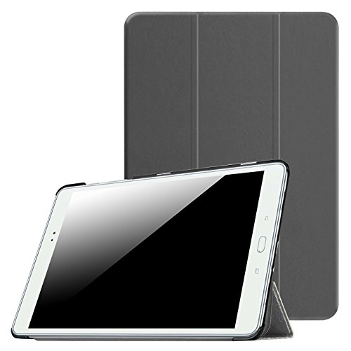 Fintie Samsung Galaxy Tab A 9.7 Hülle Case - Ultra Schlank Superleicht Ständer Smart Shell Cover Schutzhülle Etui Tasche mit Auto Schlaf / Wach Funktion für Samsung Galaxy Tab A 9.7 T550N / T555N 24,6 cm (9,7 Zoll) Tablet-PC, Himmelgrau