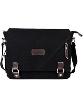Herren Messenger Bag Umhängetasche Laptoptasche: für 14'' Laptop; Schultertasche für Arbeit, Reise, Sport, Uni...