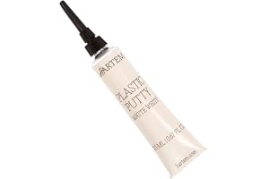 Hartem - Plastic Puttty | Flytande plastkitt, snabbtorkande och matt vit finish, direkt applicering eller borste