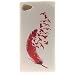 Produktbild Anlike Handy Hülle / Schutzhülle / Handytasche / Cover / Case Weiche TPU Silikon für Sony Xperia Z5 Compact / Z5 mini (4,6 Zoll), Schlank Flexibel Handy Tasche - rote Federn