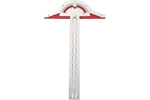 IOIUSKKU Woodworking Edge Ruler Clear Markings For Accurate Measurements Made With Aluminium Alloy Woodworkers Edge Rule, 10 inches