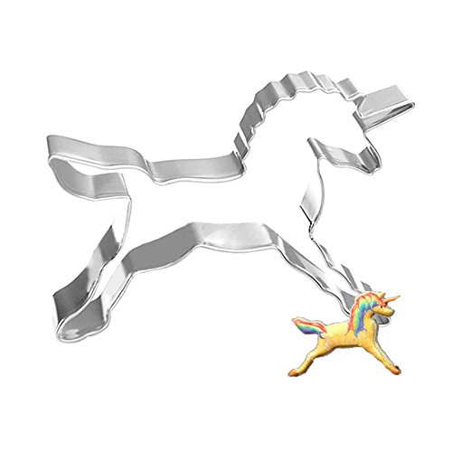 Interlink Ausstechformen Keksausstecher Einhorn Ausstechform Pferd Edelstahl - 3