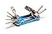 Price comparison product image EyezOff Folding Bicycle Multi Tool With 18 Functions (Sky Blue/Silver)