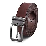 Cinturón Hombre Mujer Cuero Vintage | Correa de 100 % cuero genuino de la jóven marca STILORD | Cinturón de piel de búfalo - diseño vintage que no pasa de moda
