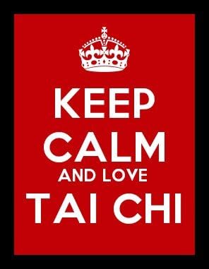 Keep Calm And Love Tai Chi - Framed Poster Print - A4 Size (300 X 210mm)