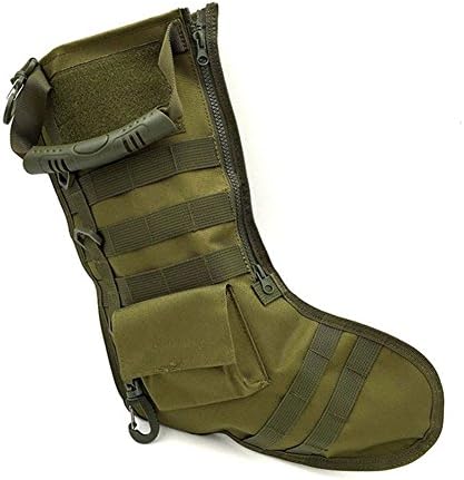 Myfei Christmas Tactical Socks, Outdoor Portable Storage Bag Airsoft Hunting Equipment Pouch Hunting Accessories Pouch (Army green)