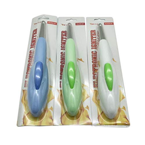 Preisvergleich Produktbild Monllack Edelstahl-Rohr-Feuer-Starter-bewegliche elektronische Feuer-Zündgerät Durable Gasbrenner Ignition Lighter