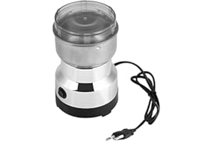 ESTINK Macinacaffè, Macinacaffè elettrico, cereali mulino multifunzione, corpo principale in acciaio inox e lama, può macinare caffè, cereali, noci, fagioli