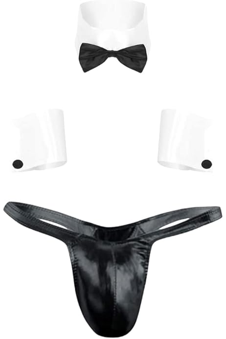 Slip Tanga Sexy Borat Slip Tanga Con Bretelle, Cotone Ed