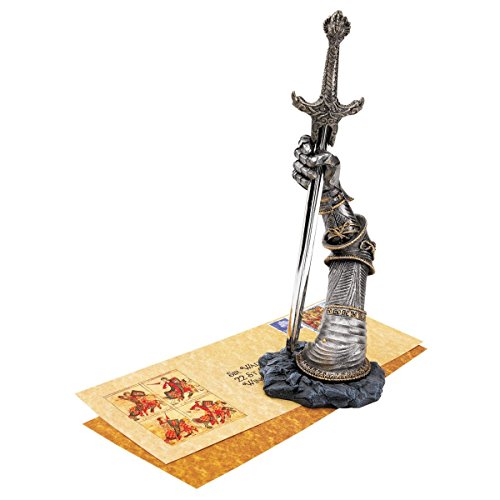 Design Toscano Exkalibur, Skulpturaler Brieföffner/Schreibtischzubehör - 6