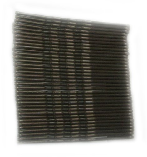 Mytoptrendz® Pack of 48 Long Dark brown Kirby Hair Grip Hair Slide