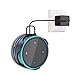 Price comparison product image Comsoon Flexible Wall Mount for Echo Dot 2nd Generation, Removable Holder Hanger Stand with Reusable Sticky Gel Pad, A Space-Saving Solution [Cord Wrap] for Your Smart Home Speaker (Black)