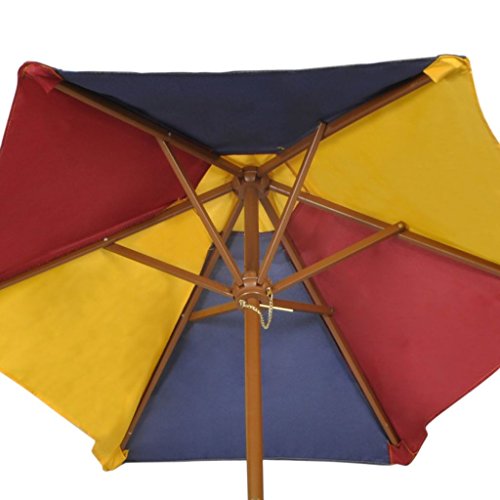 vidaXL Picknicktisch Kinderpicknicktisch Kinder Picknickset Bank Sitzgruppe mit Schirm - 6
