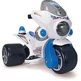 La Trimoto Samurai Policía de 6V de INJUSA está recomendada para niños de edades comprendidas entre 1 y 3 años