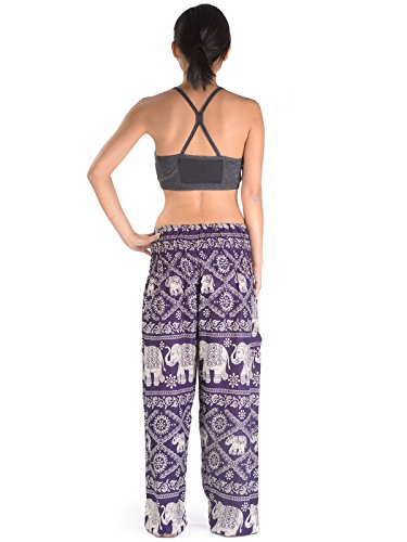 Luxus Haremshose Damen | Fashion Pumphose | Yoga Pluderhose | Sexy Ballonhose | Bunt Sommerhose | Made in Thailand | hippie hose | hippie hosen damen | hippie hosen Frauen | Festival Hippie Hose - 3